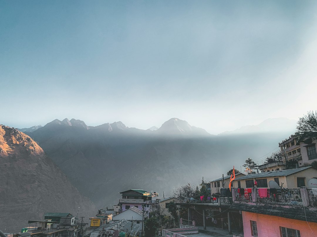 Mountain road trip destination